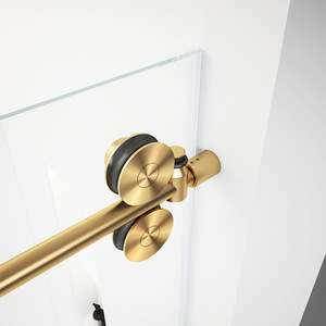 Cabine de <span class=keywords><strong>douche</strong></span> personnalisée Fournisseur 8mm Verre de sécurité trempé sans cadre Cabines de <span class=keywords><strong>douche</strong></span> droites coulissantes Écran pour pièce humide - Product Image 2