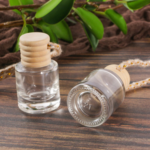 Bouteilles en verre rondes vides <span class=keywords><strong>pour</strong></span> désodorisant d'air personnalisé, 5 ml, rechargeables, bouteille en verre suspendue <span class=keywords><strong>pour</strong></span> <span class=keywords><strong>diffuseur</strong></span> de voiture - Product Image 5
