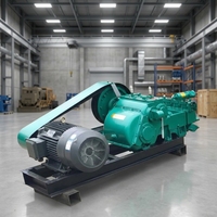 Pompe à boue à piston triplex BW450 450L/min, électrique ou diesel en option, pour les travaux de forage et d'exploration géologique
