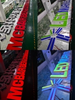Letras Luminosas de 1200 mm, Impresión 3D, Letreros con Retroiluminación LED, PETG Duradero