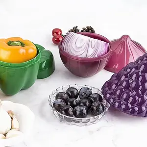 流行厨房食品级聚丙烯塑料洋葱储存容器果蔬储存保鲜保鲜工具