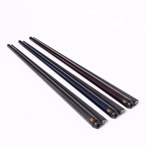 Queue de billard en fibre de carbone 12,4 mm, 2 sections, portable, légère, pour billard à neuf boules - Product Image 1