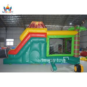 Structure gonflable combinée Winway sur le thème des dinosaures pour enfants, aire de jeux, château gonflable, capacité 500 kg, 5 à 8 enfants, utilisation commerciale en location - Product Image 5