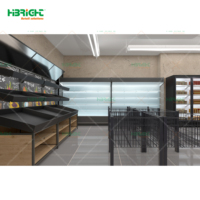 Solution de vente au détail de supermarché tout-en-un de premier ordre en métal : Plan d'aménagement pour l'inauguration du magasin