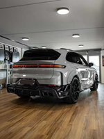Kit Carrosserie en Fibre de Carbone pour Porsche Cayenne – Améliorations Cayenne Style TH – Pare-chocs, Jupes Latérales, Diffuseur, Spoiler, Capot Large de Haute Qualité