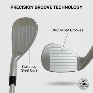 <span class=keywords><strong>Wedge</strong></span> de golf premium en acier au carbone forgé <span class=keywords><strong>52</strong></span> 56 60 <span class=keywords><strong>degrés</strong></span> avec face usinée CNC, faible MOQ, logo personnalisé, prix usine - Product Image 2