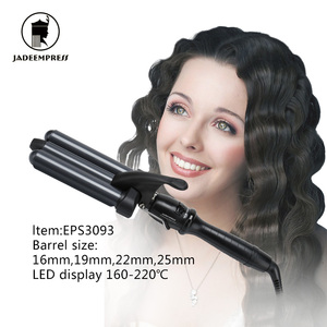 <span class=keywords><strong>Top</strong></span> <span class=keywords><strong>10</strong></span> Selling Product Bag Styling Tool Hair Curling Wand, New Design Hair Perm Machine Professional 3 Barrel Curling Iron - Product Image 2