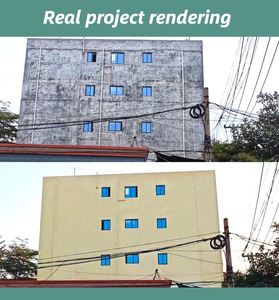 แปรงทาสีอะคริลิคสีเทาสำหรับทาผนังภายนอกโรงงานอุตสาหกรรม - Product Image 3
