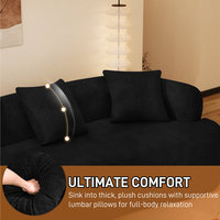 Canapé de loisirs pliable en tissu au design moderne pour chambre, salon, hôtel, appartement - Canapé-lit de luxe