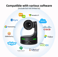 4K 30fps PTZ Videokonferenzkameras 20x Optischer Zoom KI-Tracking USB 3.0 für Bildung Klassenzimmer Schulung Seminar OEM ODM