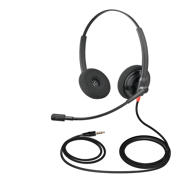 3.5 mm USB Wired Telephone Headset RJ9 Call Center Headset Noise Cancelling Headphones with Mic for Office Computer