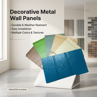 Panneaux sandwich pour murs extérieurs, noyau métallique, PU polyuréthane, résistant au feu, écologique, design moderne pour la décoration de villas et de maisons