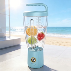 เครื่องคั้นน้ำผลไม้แบบพกพา 150 วัตต์ สำหรับงานหนัก เสียงเบา ความจุ 1000 มล. ใช้สาย USB ไร้สาย แบตเตอรี่ในตัว ป้องกันการรั่วซึม ปลอดสาร BPA ทำจากสแตนเลสสตีล พร้อมระบบเทอร์โบ - Product Image 2