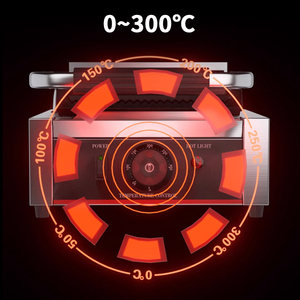 <span class=keywords><strong>Parrilla</strong></span> eléctrica portátil 2 en 1 Placa <span class=keywords><strong>Parrilla</strong></span> de barbacoa sin humo <span class=keywords><strong>para</strong></span> interiores <span class=keywords><strong>Parrilla</strong></span> eléctrica y plancha - Product Image 6