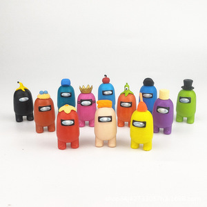 12 styles de <span class=keywords><strong>figurines</strong></span> Gacha de l'espace et du loup-garou d'<span class=keywords><strong>Among</strong></span> <span class=keywords><strong>Us</strong></span>, boîtes mystères de jouets pour enfants, <span class=keywords><strong>figurines</strong></span> de collection, cadeaux du Nouvel An - Product Image 2