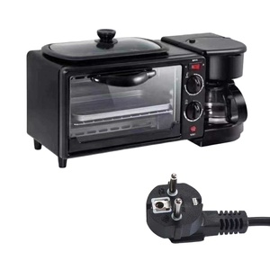 Máquina para Desayunar <span class=keywords><strong>3</strong></span> <span class=keywords><strong>en</strong></span> <span class=keywords><strong>1</strong></span>, <span class=keywords><strong>Horno</strong></span> Tostador, Sartén, <span class=keywords><strong>Horno</strong></span> Eléctrico Multifunción, Cafetera - Product Image 1