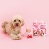 [Superpaw] SUPER PAW LAIT POUR ANIMAUX DE COMPAGNIE - Lait sans lactose à la fraise pour chats et chiens, soutien immunitaire, santé de la peau et du pelage, hydratation, vitamines, etc.