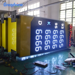 Autoportant en aluminium profil <span class=keywords><strong>prix</strong></span> de station-service pylône signe pilier totem <span class=keywords><strong>panneau</strong></span> <span class=keywords><strong>publicitaire</strong></span> pour la station service - Product Image 3