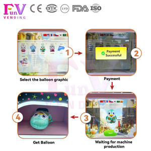 חם מוכר מקצועי מקצועי לחלוטין מכונת מילוי בלון מפעל אוטומטי מטבע כרטיס אשראי - Product Image 4