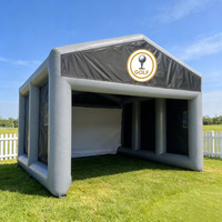Grande Tente Gonflable de Simulation de Golf 5m x 5m – Abri Commercial Extérieur Gonflable pour Simulateur de Golf – Tente de Terrain – Jaula Inflable Del Golf