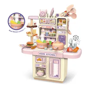 EPT Play House Spray Kitchen Children Set Girl New Market Fun Educational Pretend Play Toy With Light And Music For Kids