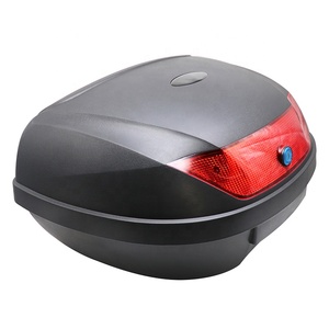 Big Volume Luggage Universal Scooter Tail Box 51L Motorcycle Trunk Box Matte Black Top Case Motorcycle