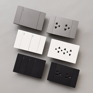 Prises murales électriques en promotion : <span class=keywords><strong>Prise</strong></span> universelle standard américaine pour la maison, interrupteur mural électrique - Product Image 1