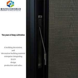 Porte d'entrée robuste en acier avec rupture de pont thermique, résistante à la corrosion, adaptée à toutes les conditions climatiques, pour projets d'entrée principale de villas - Product Image 2