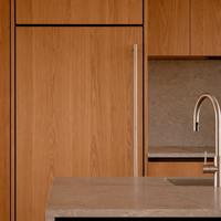 Solution de mobilier sur mesure pour toute la maison, style minimaliste moderne, armoires de cuisine intégrées de luxe pour projets résidentiels