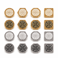 Fabricant de boutons APEX, bouton pression en alliage de zinc personnalisé, logo de marque, 12 mm, OEM ODM, bouton pression pour vêtements musulmans Thobe