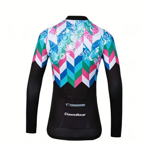 Approvisionnement en gros de T-shirts d'entraînement personnalisés pour vélo de loisirs, avec plusieurs options de tissu, logo de marque personnalisé et protection UV UPF50, uniforme d'équipe pour cyclistes - Product Image 2