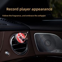 Diffuseur de parfum rotatif pour voiture OLIVER, ventilateur pour grille d'aération, accessoire de décoration et de parfum pour l'intérieur de la voiture