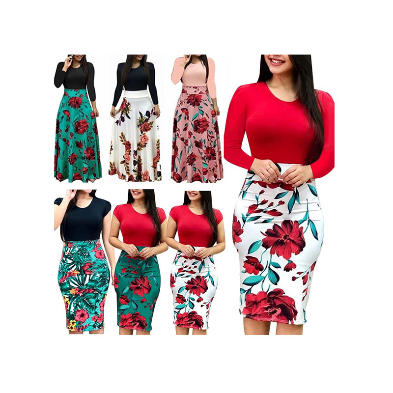 Venta al por mayor faldas largas floreadas-Compre online los mejores faldas  largas floreadas lotes de China faldas largas floreadas a mayoristas |  Alibaba.com