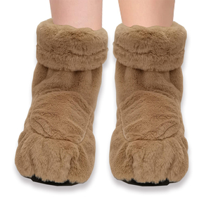 Microwaveable Ankle Heating Pad <strong>Booties</strong> <strong>Heated</strong> Slipper Microwaveable Warm Tourmaline Therapy Boots - Product Image 2