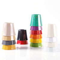 Ensemble de gobelets à jus pour enfants de 120 oz en plastique incassable Spectrum de 3.2 pouces de diamètre 2.8 "X H 6.76" en 16 couleurs assorties