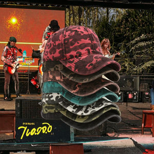 Casquette de baseball unisexe vintage en sergé Oxford Dobby 100 % coton CZELRINE, nouvelle collection, broderie 3D or cuivre, protection solaire sportive, vente en gros - Product Image 3