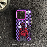 Coque de téléphone élégante en matériau PC de designer pour iPhone XS XR 11 12 13 14 15 16 Pro Max