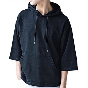 เสื้อฮู้ดดี้ทรงเข้ารูป ผ้าฝ้าย 100% พิมพ์ลายตามสั่ง สีพื้น ผ้าเฟรนช์เทอร์รี่ สวมใส่สบาย มีกระเป๋าเสื้อ เหมาะสำหรับใส่ในฤดูใบไม้ร่วง - Product Image 1