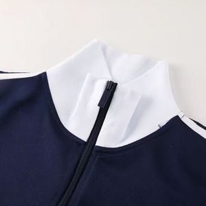 Setelan Training Sepak Bola Pria Premium 2025/2026 Bahan Velour dengan Ritsleting, Sweatshirt Kasual untuk Latihan Sepak Bola di Eropa - Product Image 3