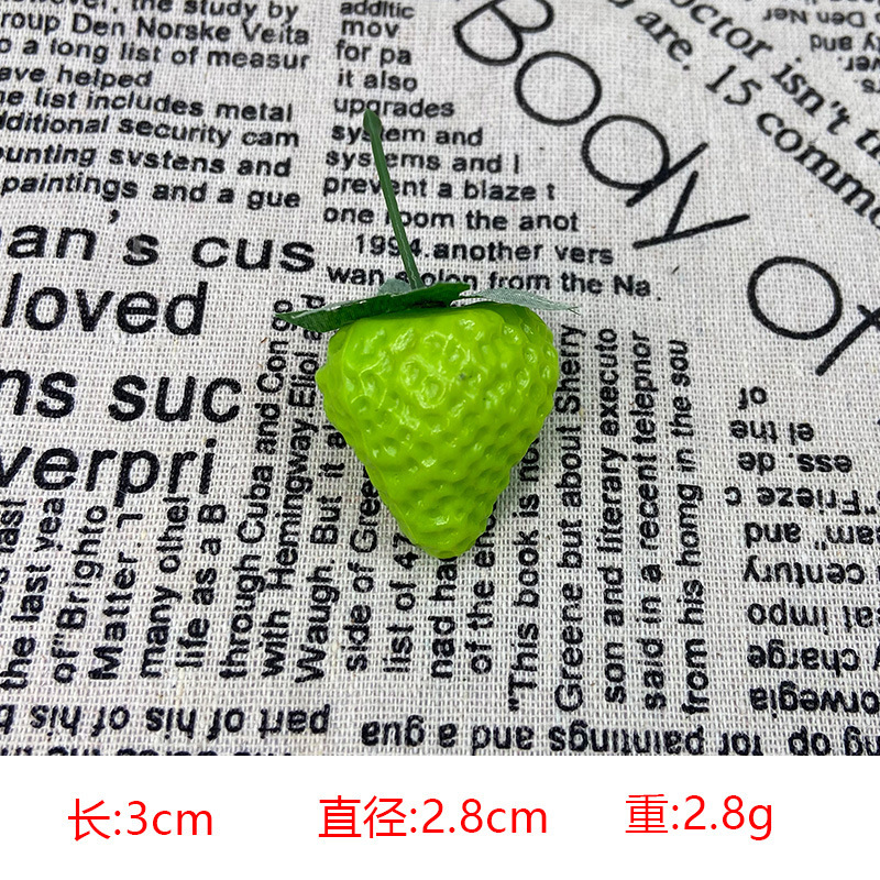 Fraise pointue - verte