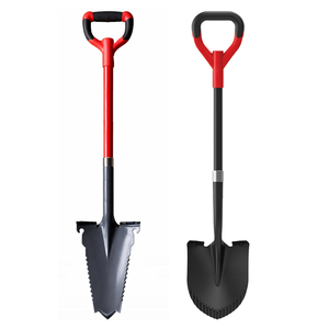Set di 2 Attrezzi da Giardino 2-in-1: Vanga Dentellata e Sega <span class=keywords><strong>per</strong></span> Radici con Manico in TPR <span class=keywords><strong>per</strong></span> Terreni Duri e Radici Robuste - Product Image 1