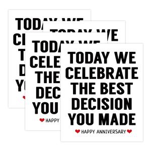 Etiquetas Adhesivas Divertidas para Botellas de Papel, Resistentes al <span class=keywords><strong>Agua</strong></span>, para Fiestas de <span class=keywords><strong>Cumpleaños</strong></span>, Bodas, Bebidas, Arreglos de Té - Product Image 6