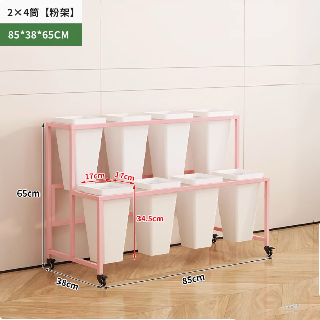 pink [including 8 buckets]