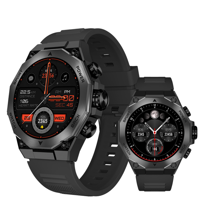 1.43 AMOLED Smart Watch IP68 Waterproof  Call Fitness Tracker with Multi-Sports Mode for Men Women