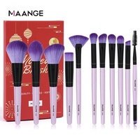 MAANGE 2023 Pinceaux cosmétiques de luxe de haute qualité Fond de teint Poudre Eyeliner Ensemble de pinceaux de maquillage en gros