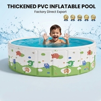 Piscine gonflable pour enfants en PVC, pliable et portable, installation rapide, piscine à sable