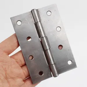 4inch Sắt bản lề hộp màu vàng đóng gói Heavy Duty sắt mông bản lề cho cửa và cửa sổ bản lề phần cứng