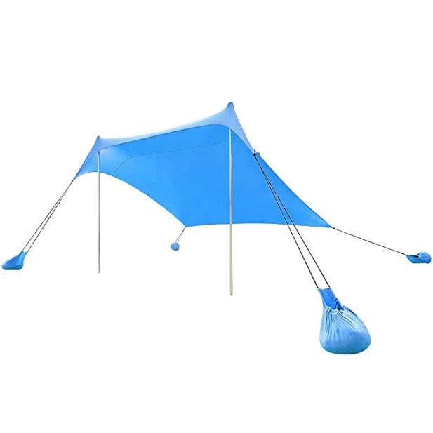 Woqi солнцезащитный навес для кемпинга, дождя, мухи, брезент, Пляжная палатка, Солнцезащитный навес, Брезентовая палатка для путешествий