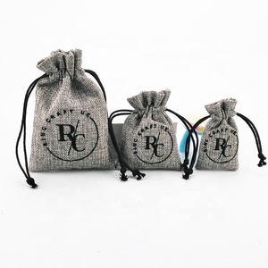 Sac en toile de jute avec logo imprimé personnalisé <span class=keywords><strong>pochette</strong></span> à cordon en toile de jute de <span class=keywords><strong>chanvre</strong></span> pour le riz sacs en mousseline de jute réutilisables naturels pour le stockage des aliments - Product Image 6