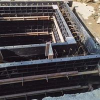Système de coffrage en plastique industriel réutilisable pour béton, panneaux de mur et de dalle avec installation rapide pour la construction